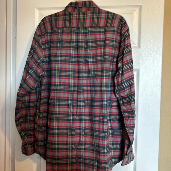 Brooks Brothers Red and Green Plaid Casual Button Down Shirt - Picture 6 of 8